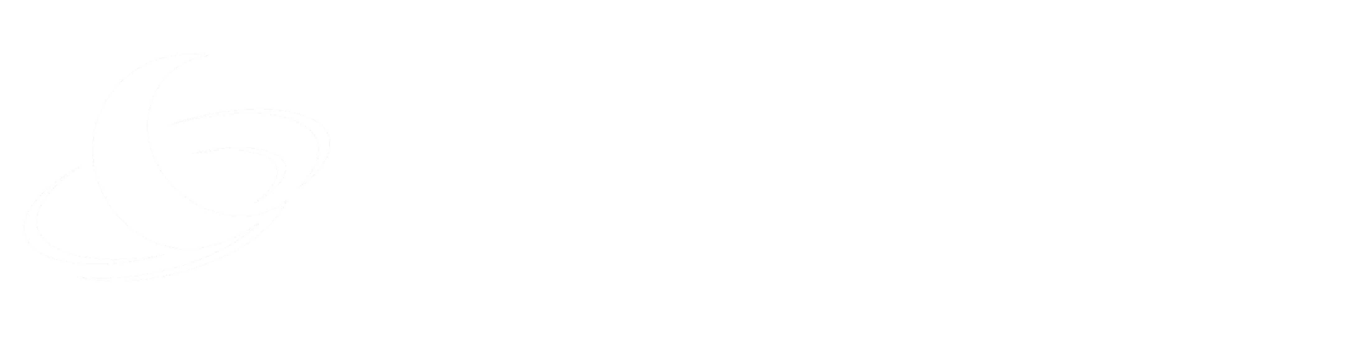 White DM logo